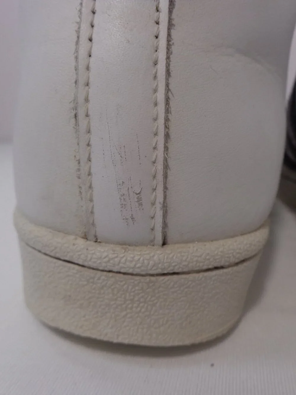 Adidas Pro Model High Top Sneakers White‎ Black Shell Toe Men's Shoes Sz 7